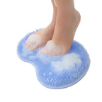 Silicone Foot Scrubber Mat with Suction Cups