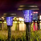 Solar-Powered Insect Zapper with Ground Stake