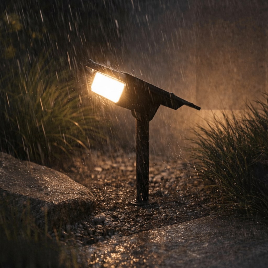 Waterproof Solar Garden Spotlight – Adjustable LED