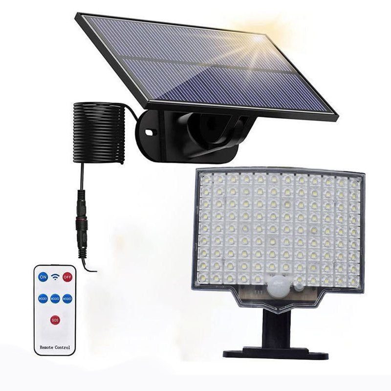 Solar Motion Sensor Light – 106 LED with Remote Control