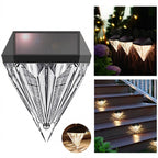 Diamond Solar Lights for Fence & Stairs