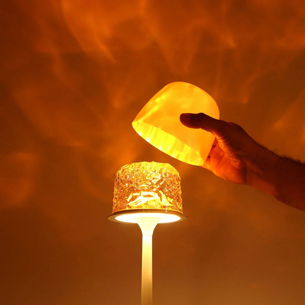Aurora Effect Projection Table Lamp