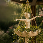 Hanging Ballerina Planter Garden Sculpture