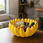Banana-Shaped Fruit Bowl Storage