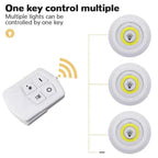 Wireless LED Puck Lights with Remote