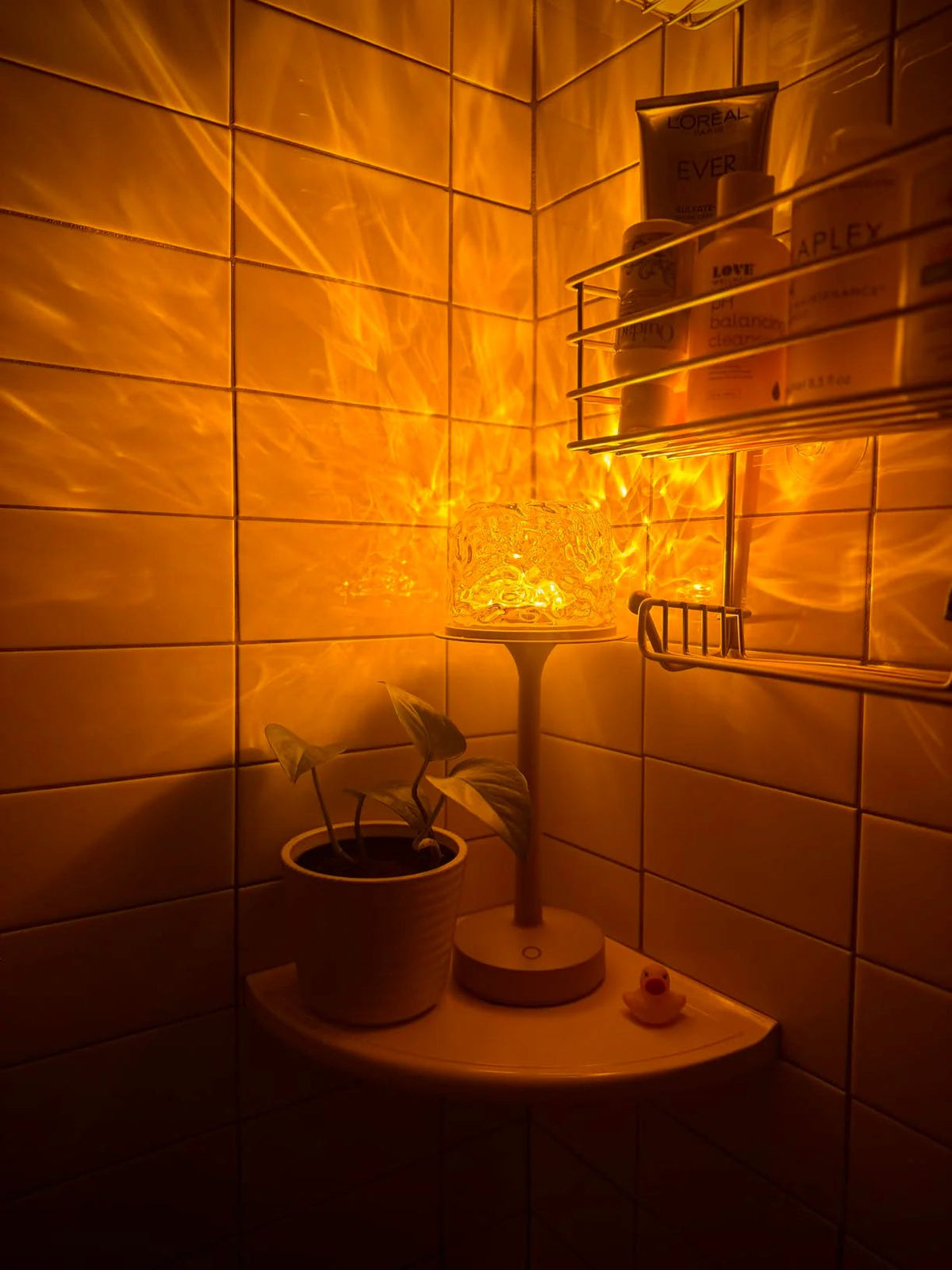 Aurora Effect Projection Table Lamp