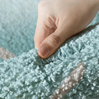 Soft Microfiber Bath Mat, Ocean Pattern
