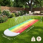 Inflatable Rainbow Water Slide for Kids