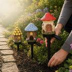 Solar Garden Fairy House Lights - 6 Designs