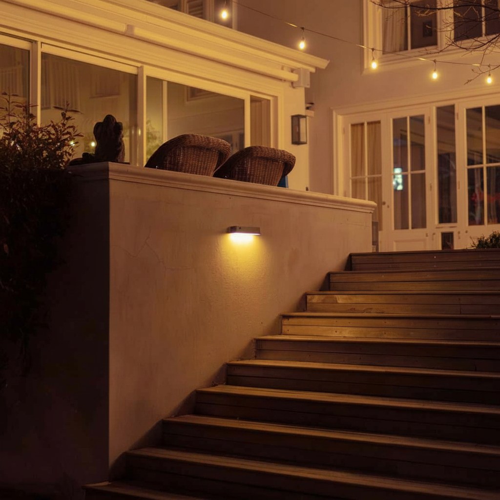 Solar Wall Light with Motion Sensor
