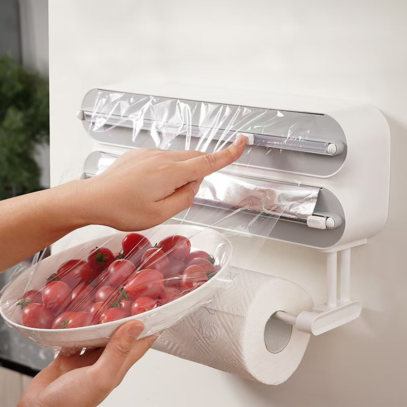 Magnetic Wrap Dispenser with Towel Holder