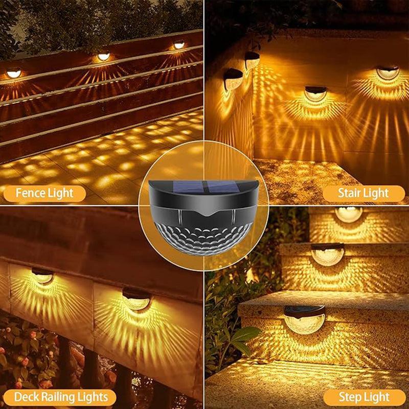 Decorative Solar Fence Lights – 2-Pack