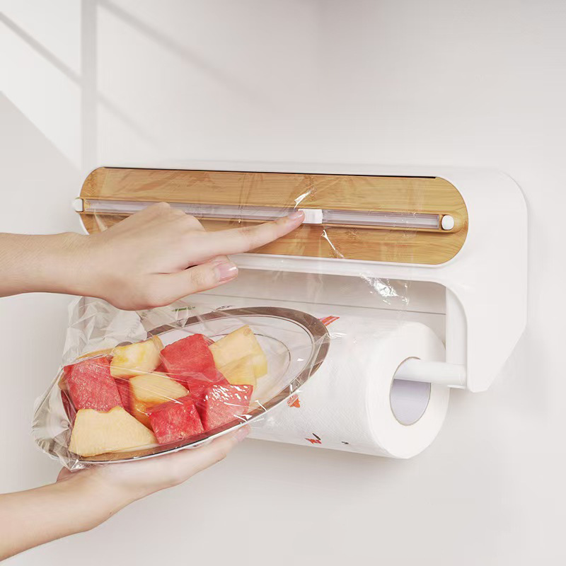 Magnetic Wrap Dispenser with Towel Holder