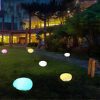 Stone-Shaped LED Garden Lamp with Remote