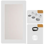 No-Drill Magnetic Accordion Door Curtain