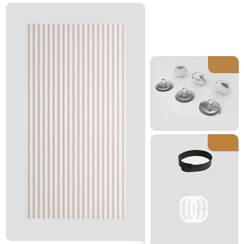 No-Drill Magnetic Accordion Door Curtain
