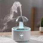 Rotating Umbrella Humidifier with LED Light