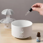 Rotating Umbrella Humidifier with LED Light