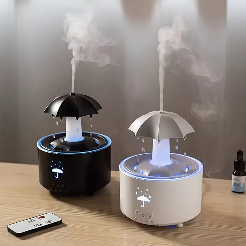 Rotating Umbrella Humidifier with LED Light