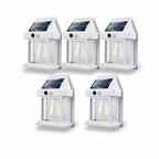 Solar-Powered Wall Light with Motion Sensor