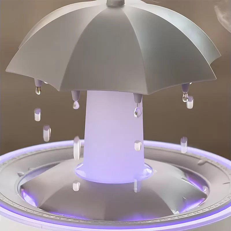 Rotating Umbrella Humidifier with LED Light