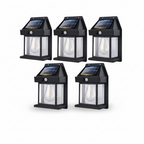 Solar-Powered Wall Light with Motion Sensor
