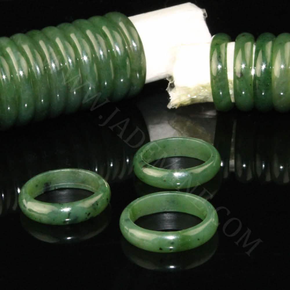 Narrow Jade Band Ring 5mm
