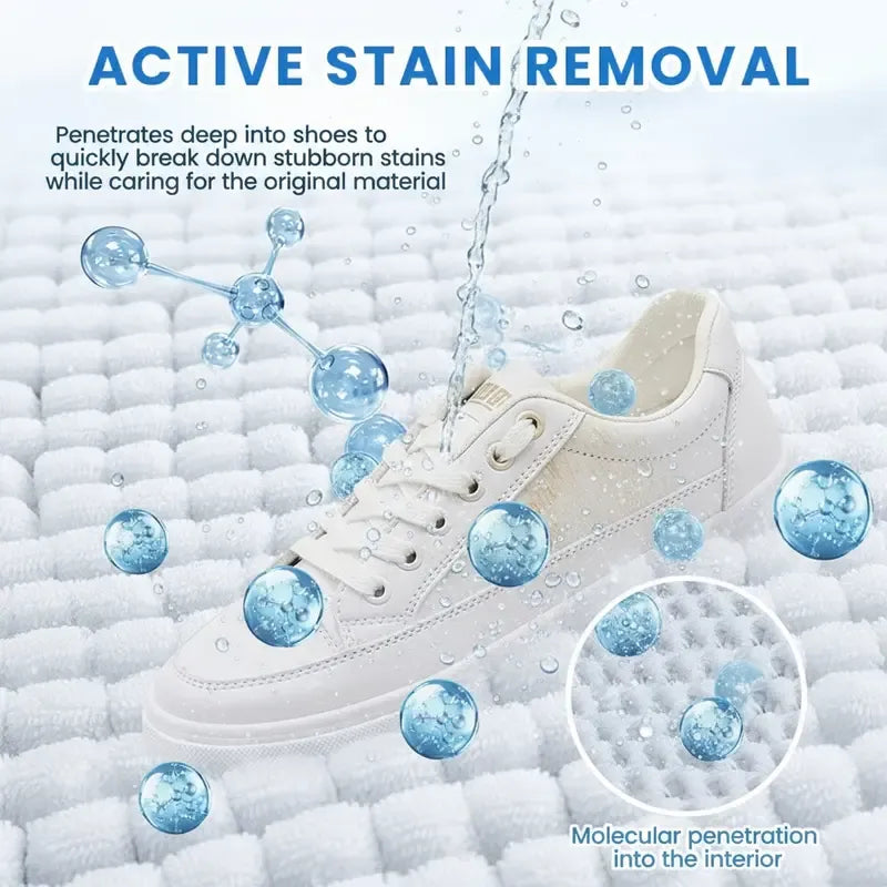 Multipurpose No-Wash White Shoe Cleaner Cream