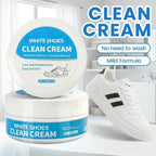 Multipurpose No-Wash White Shoe Cleaner Cream