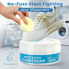 Multipurpose No-Wash White Shoe Cleaner Cream