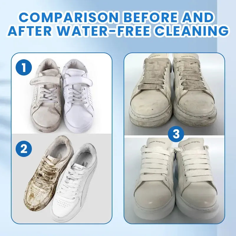 Multipurpose No-Wash White Shoe Cleaner Cream