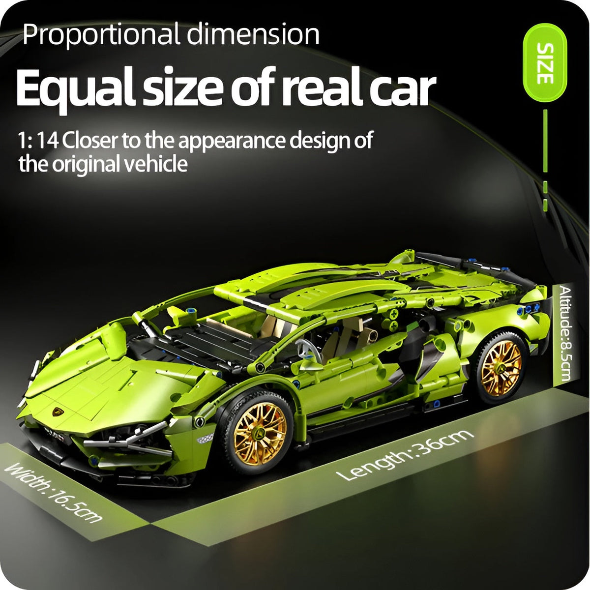 Mechanical Speed Vehicle for Children & Adults – City Racing Car