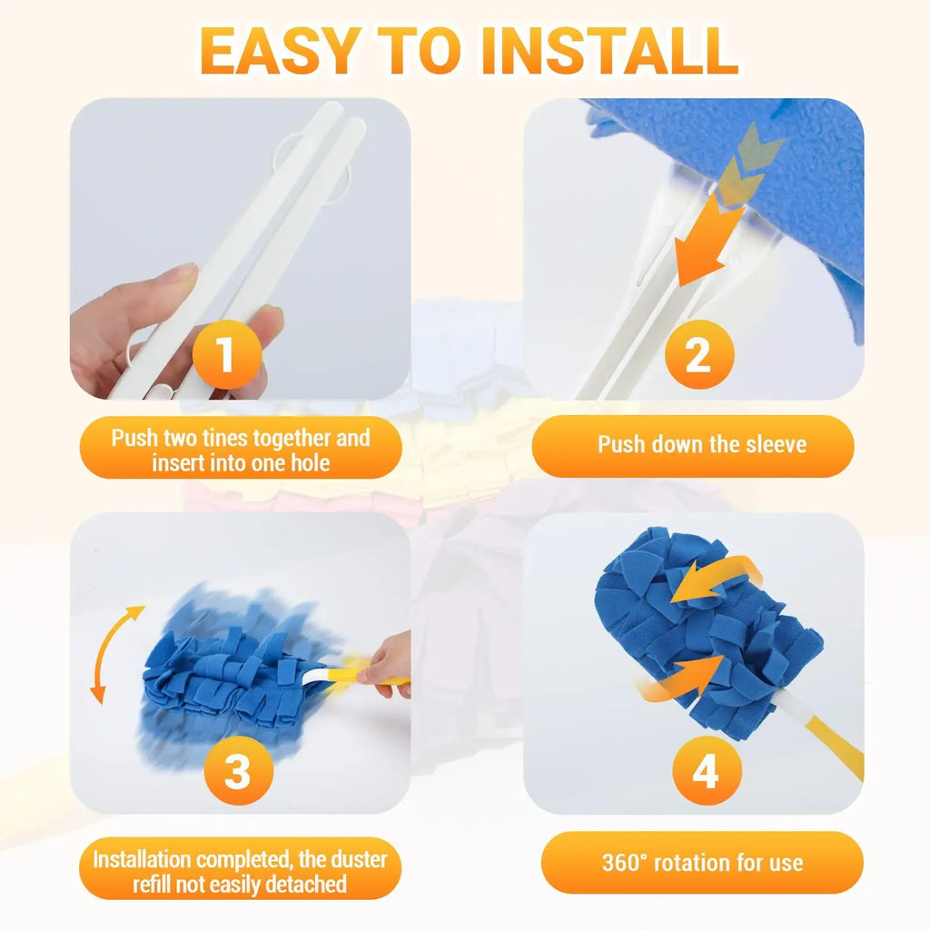 Reusable Chenille Microfiber Dust Duster