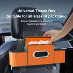 Car Backrest Storage Organizer with Hooks