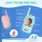 Kids Walkie Talkies Video Voice & Chat 2 Set