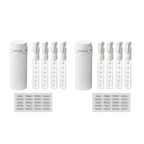 4-in-1 Travel Refillable Bottle Set – Compact Toiletry Dispenser