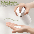 4-in-1 Travel Refillable Bottle Set – Compact Toiletry Dispenser