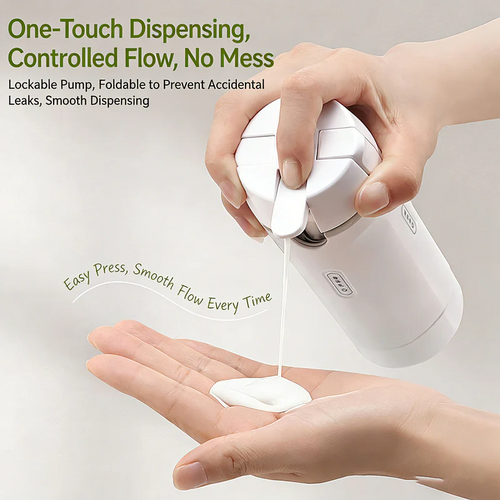 4-in-1 Travel Refillable Bottle Set – Compact Toiletry Dispenser