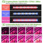 iMounTEK 80W 80 LEDs Plant Lights