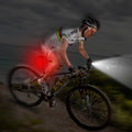 iMounTEK Bike Front Flashlight IPX4 Water-Resistant with Tail Warning/Safety LED Lamp