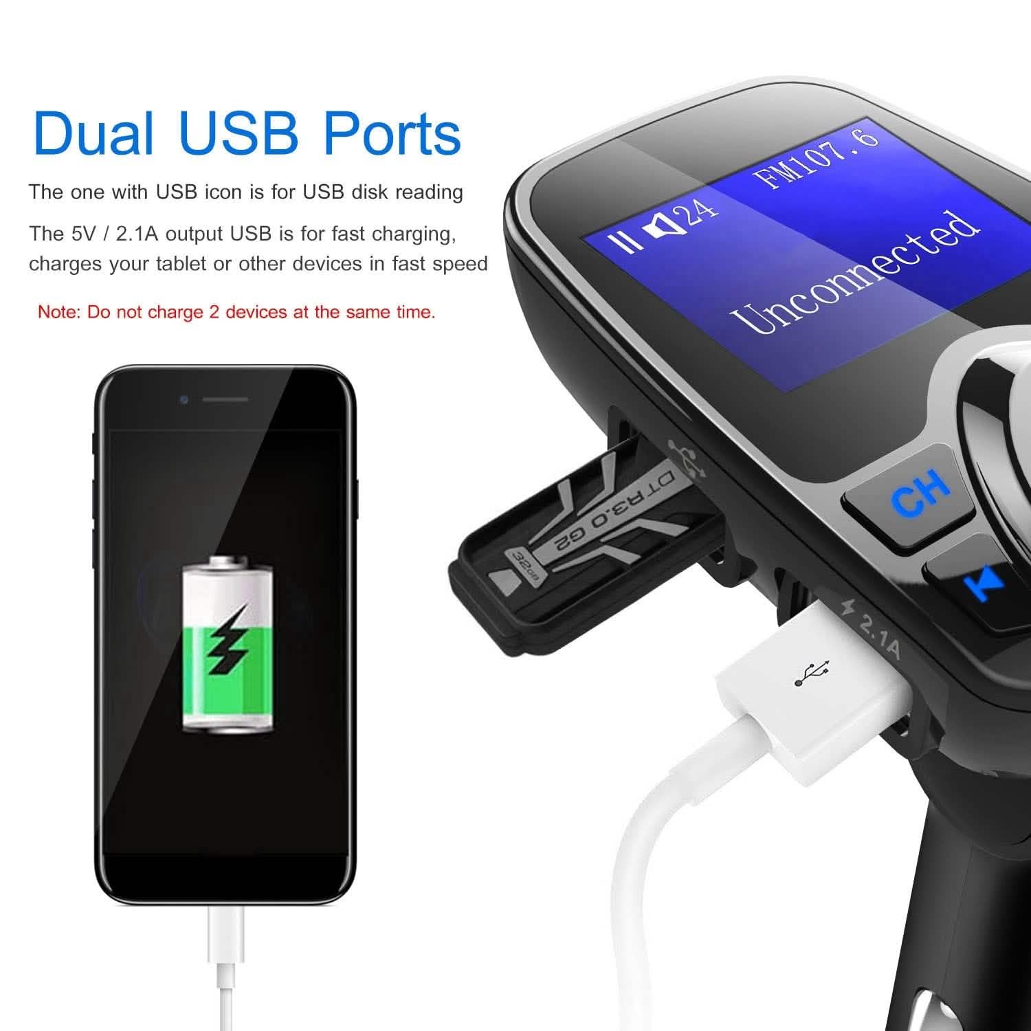 iMounTek Car Wireless FM Transmitter