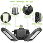 iMounTEK E26 /E27 80W 7000LM 6500K LED Garage Ceiling Light