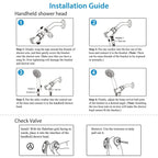 iMountek Handheld Stainless Shower Hand