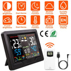 Indoor/Outdoor Thermometer Humidity Weather Forecast Temperature with Backlight