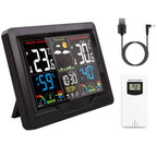 Indoor/Outdoor Thermometer Humidity Weather Forecast Temperature with Backlight
