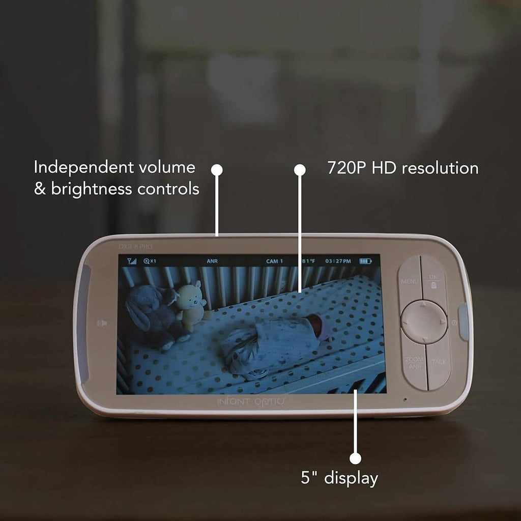 Infant Optics DXR-8 PRO Baby Monitor With 5" Screen HD 720p (Refurbished)