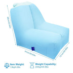 Inflatable Lounger Air Sofa Chair Couch with Portable Organizing Bag