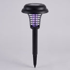 Solar-Powered Insect Zapper with Ground Stake