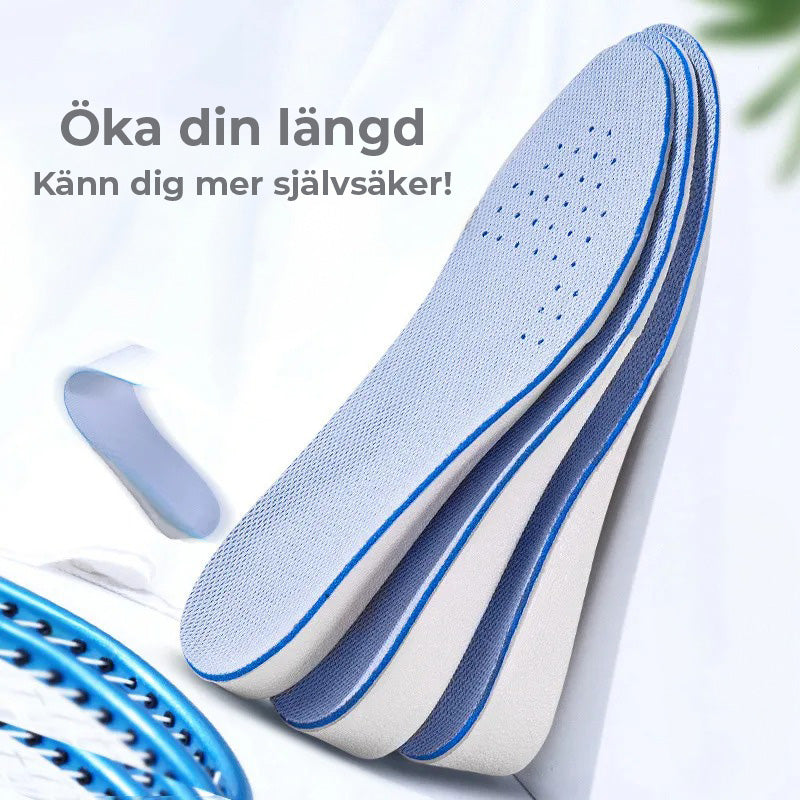 Insoles - gain height, up to 3.5cm