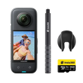 Insta360 X3 64GB Vlog Kit - 360 Action Camera with 5.7K 360, 4K Single-Lens Camera, Waterproof (Refurbished)